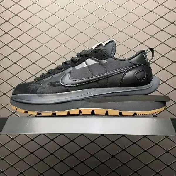 Nike x Sacai VaporWaffle Black/Neutral Sneakers - 1