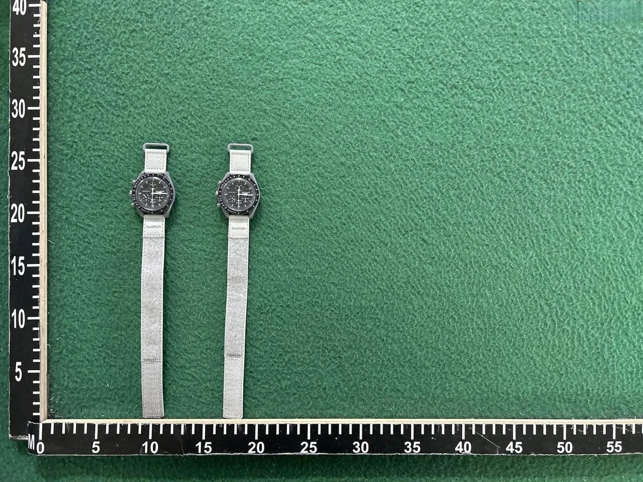 Swatch Chrono Plastic Pink and White Quartz Watch - 5