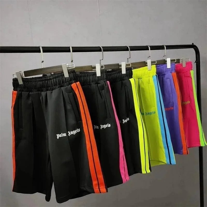 Palm Angels Track Shorts Black - 2