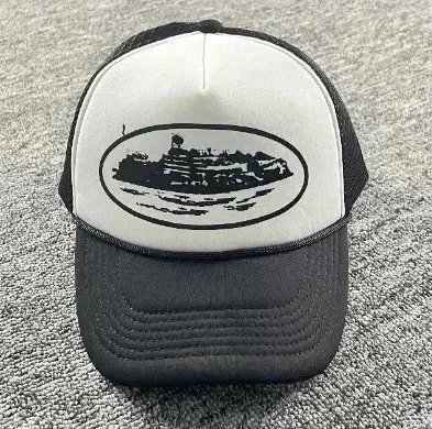 Design Trucker Cap Navy Blue with Red Boat Graphic Baseball Cap - 3