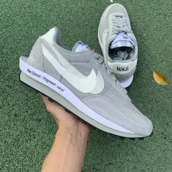 Nike x Fragment Design x Sacai LDWaffle 'The Classic' Gray Sneakers - 1