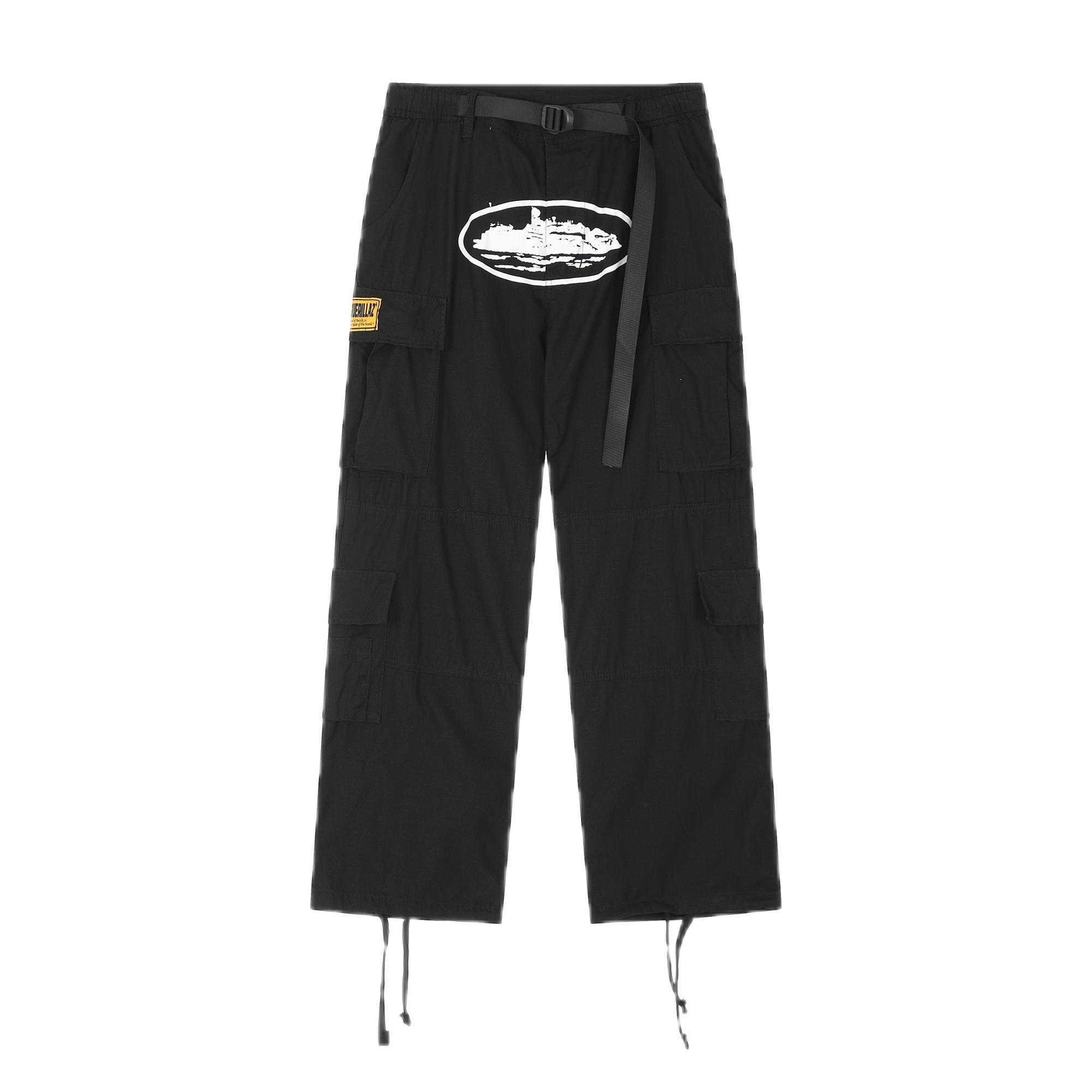 Corteiz Cargo Pants Black - 7