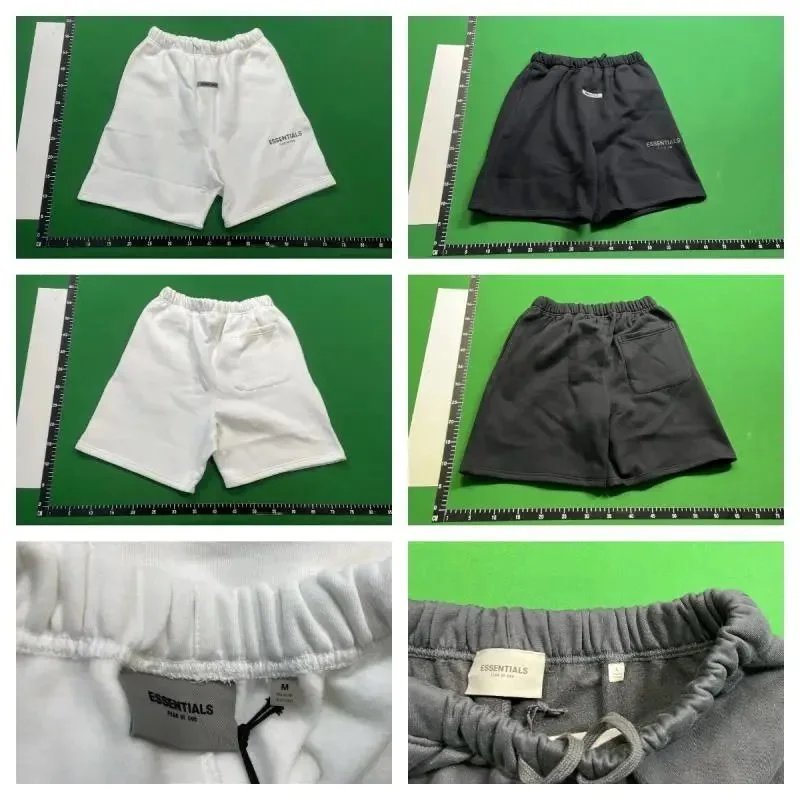 Fear of God Essentials Fleece Shorts Olive Green Shorts - 3