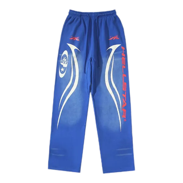Hellstar x Reebok Track Pants Blue - 1