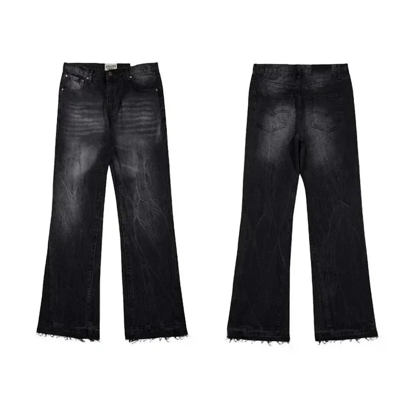 Amiri Distressed Logo Patch Jeans Gray - 7