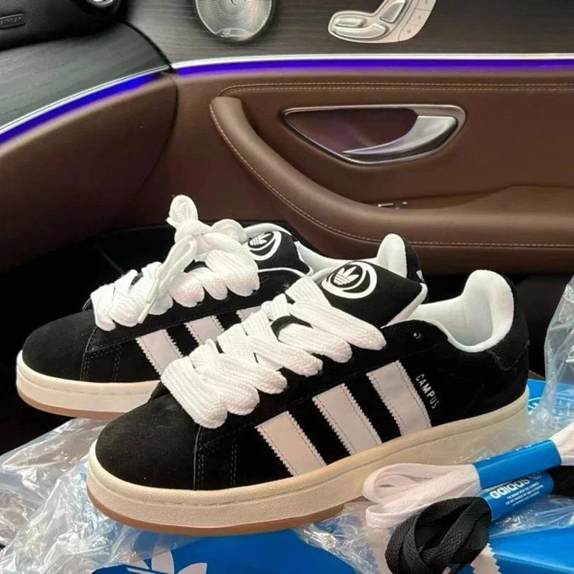 Adidas Originals Campus Green White Sneakers - 10