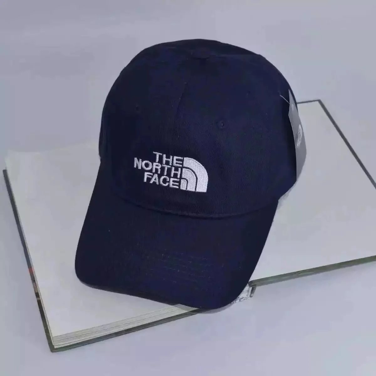 Compton x Design Gothic Script Baseball Cap White/Black - 7