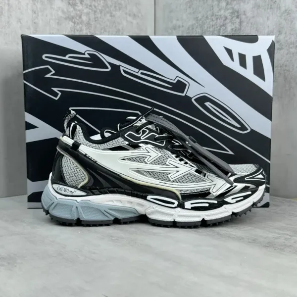 Off-White x Asics Gel-NYC 'Monochrome' Chunky Sneakers - 1