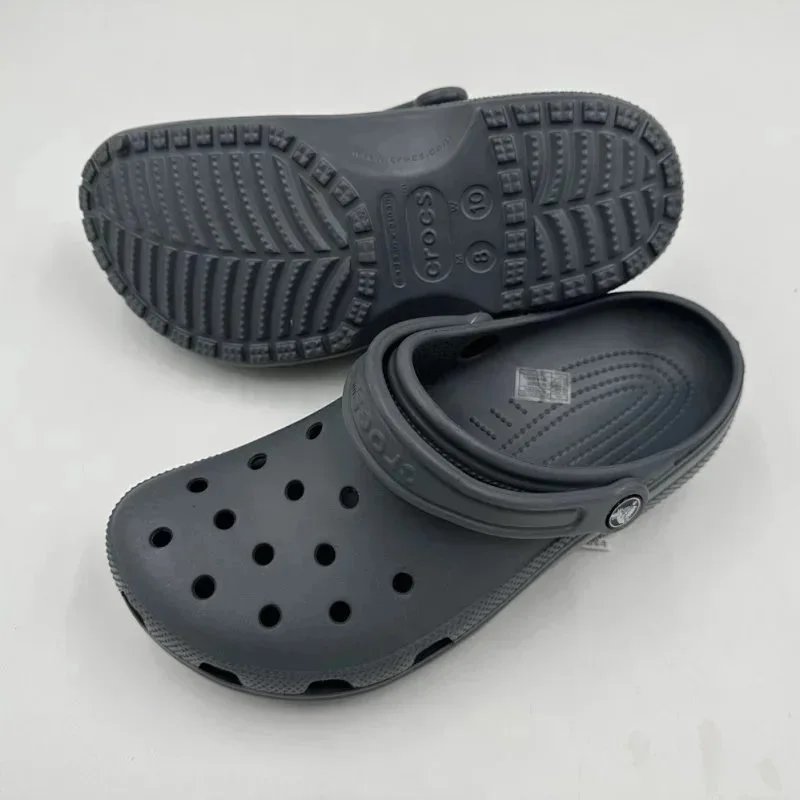 Crocs Classic Clog Navy Red White Casual Shoes - 9