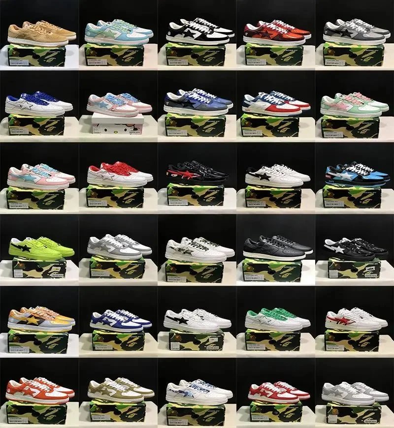 Bape Sta Low Sneakers Multi-Colorway