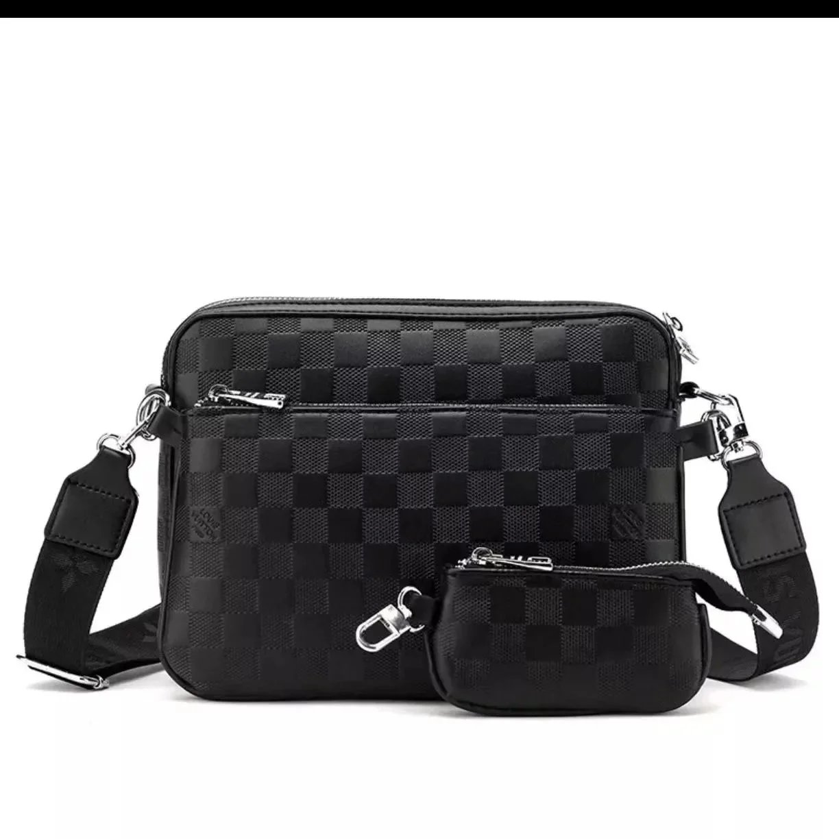 Design Minimalist Black Duffle Bag - 5