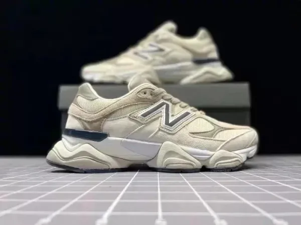 New Balance 9060 Beige Chunky Sneakers - 1