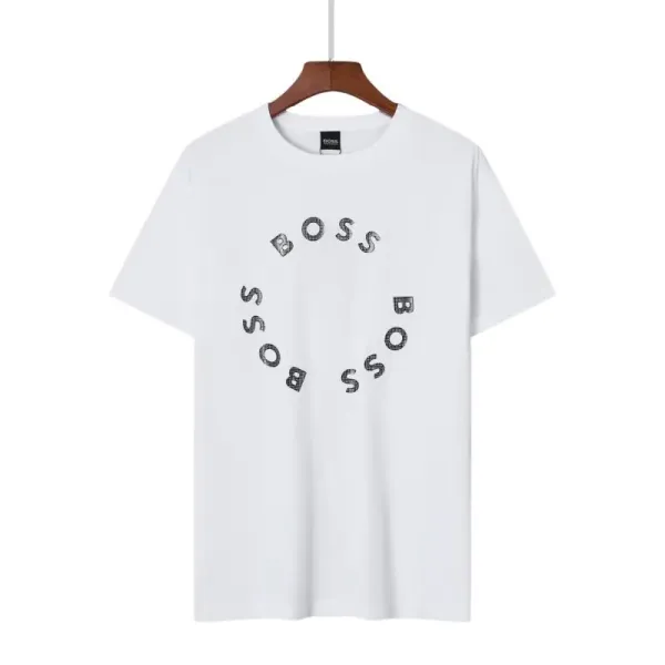 Hugo Boss Circle Logo White T-Shirt - 1