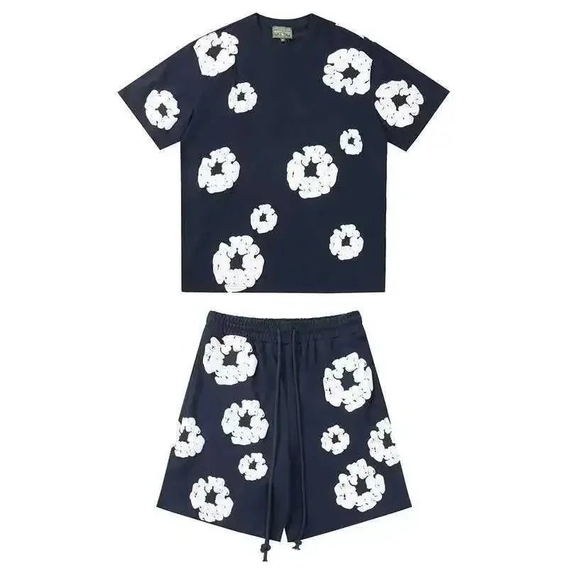 Gallery Dept. Floral Appliqué Red Set - 3