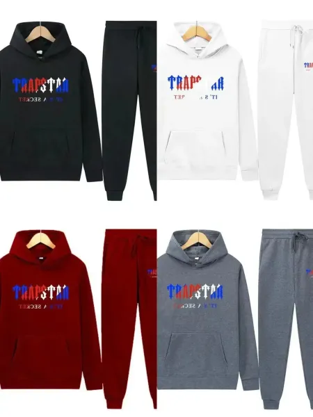 Trapstar It's A Secret Black Hoodie and Sweatpants Set - 2