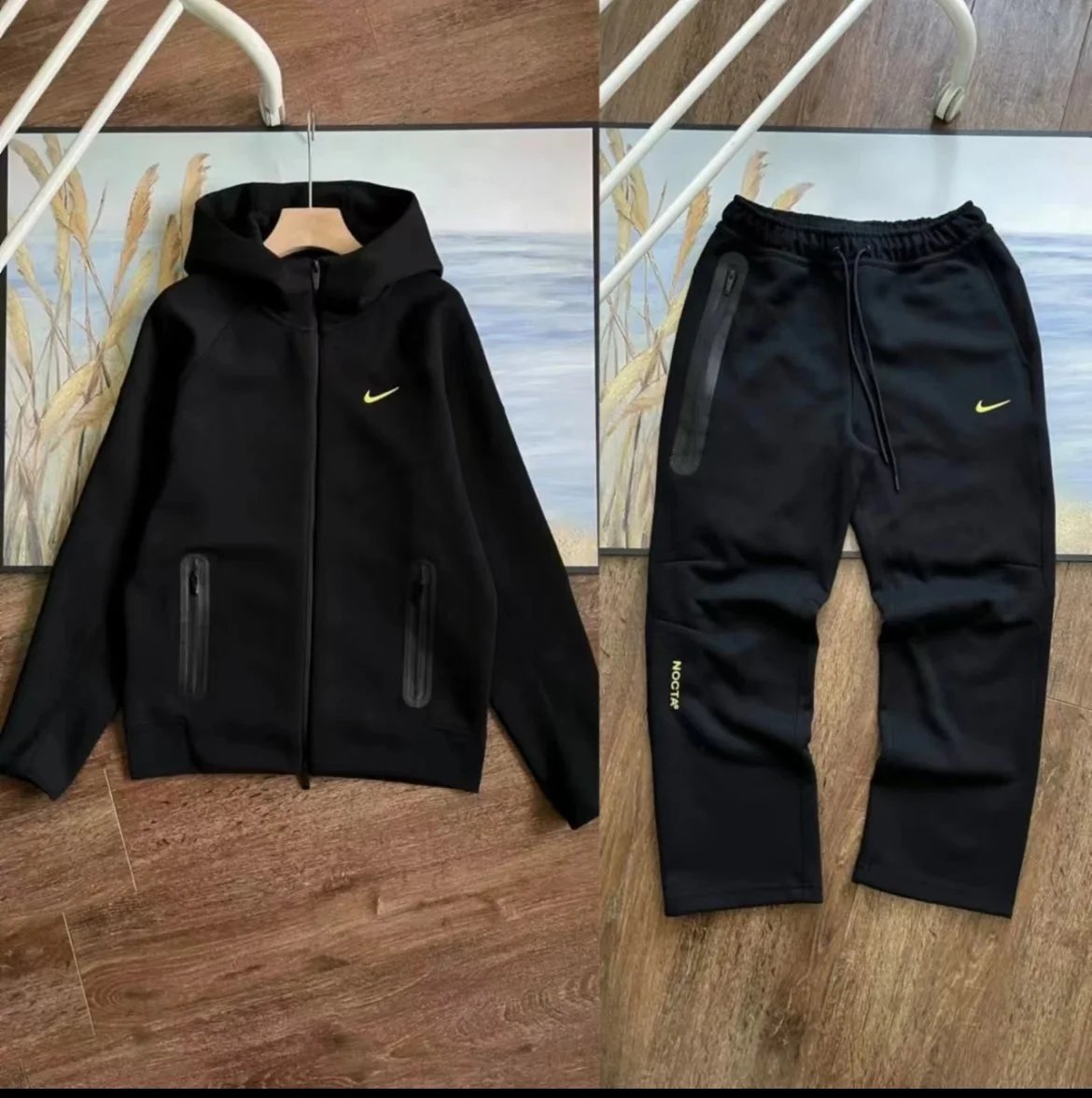 Nike Windrunner Hooded Jacket Black Windbreaker - 3