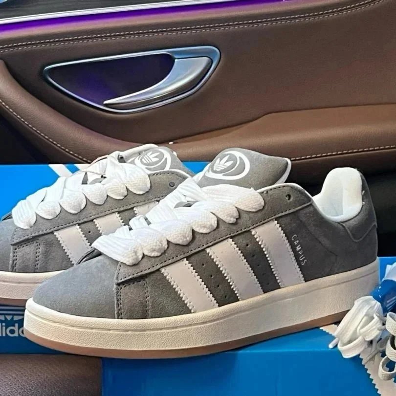 Adidas Originals Campus Green White Sneakers - 11