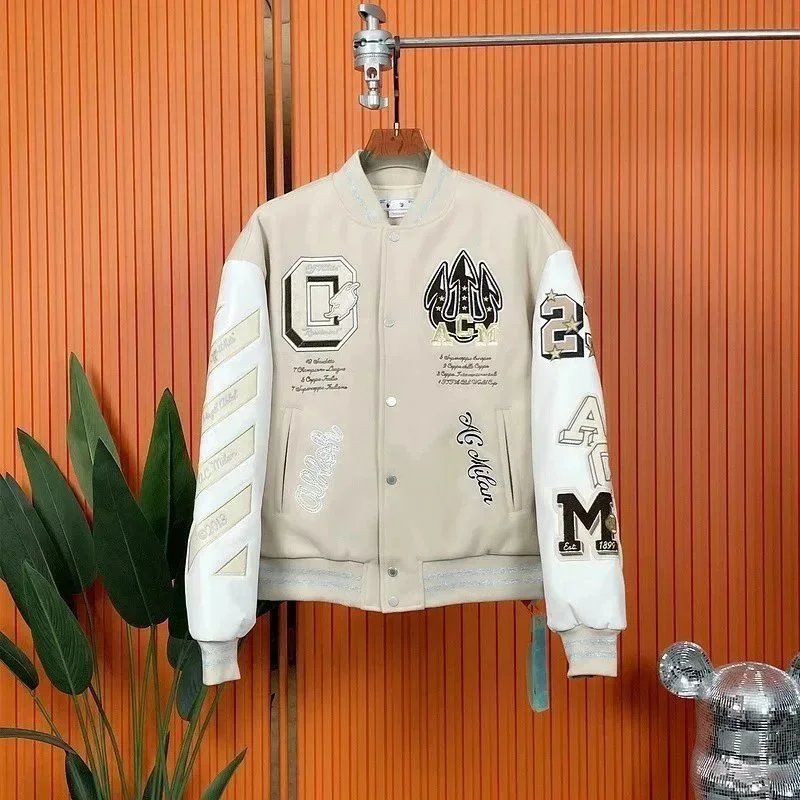 A Bathing Ape varsity Jacket Orange/Black - 11