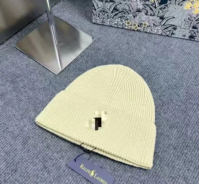 Moncler Genius Beanie in Beige with Pixelated Logo - 6