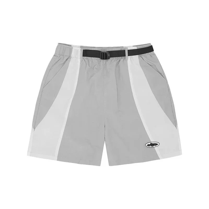 Stone Island Shadow Project Panelled Shorts Gray/White - 1