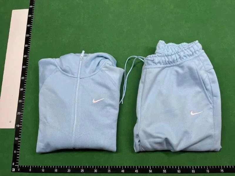 Design Tech-Fleece Hoodie and Sweatpants Set Mint Green Tracksuit - 6
