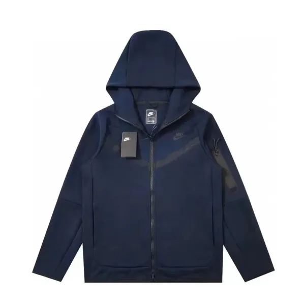 Nike Tech Fleece Full-Zip Hoodie Navy - 1