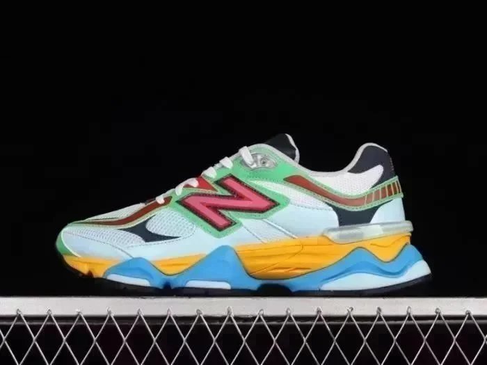 New Balance 9060 White Chunky Sneakers - 8