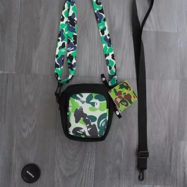 A Bathing Ape ABC Camo Crossbody Bag Multicolor - 1