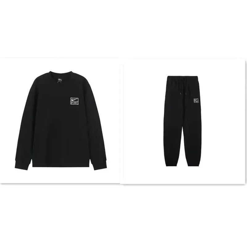 Nike Sportswear Club Fleece Gray Sweatshirt and Sweatpants Set - 2