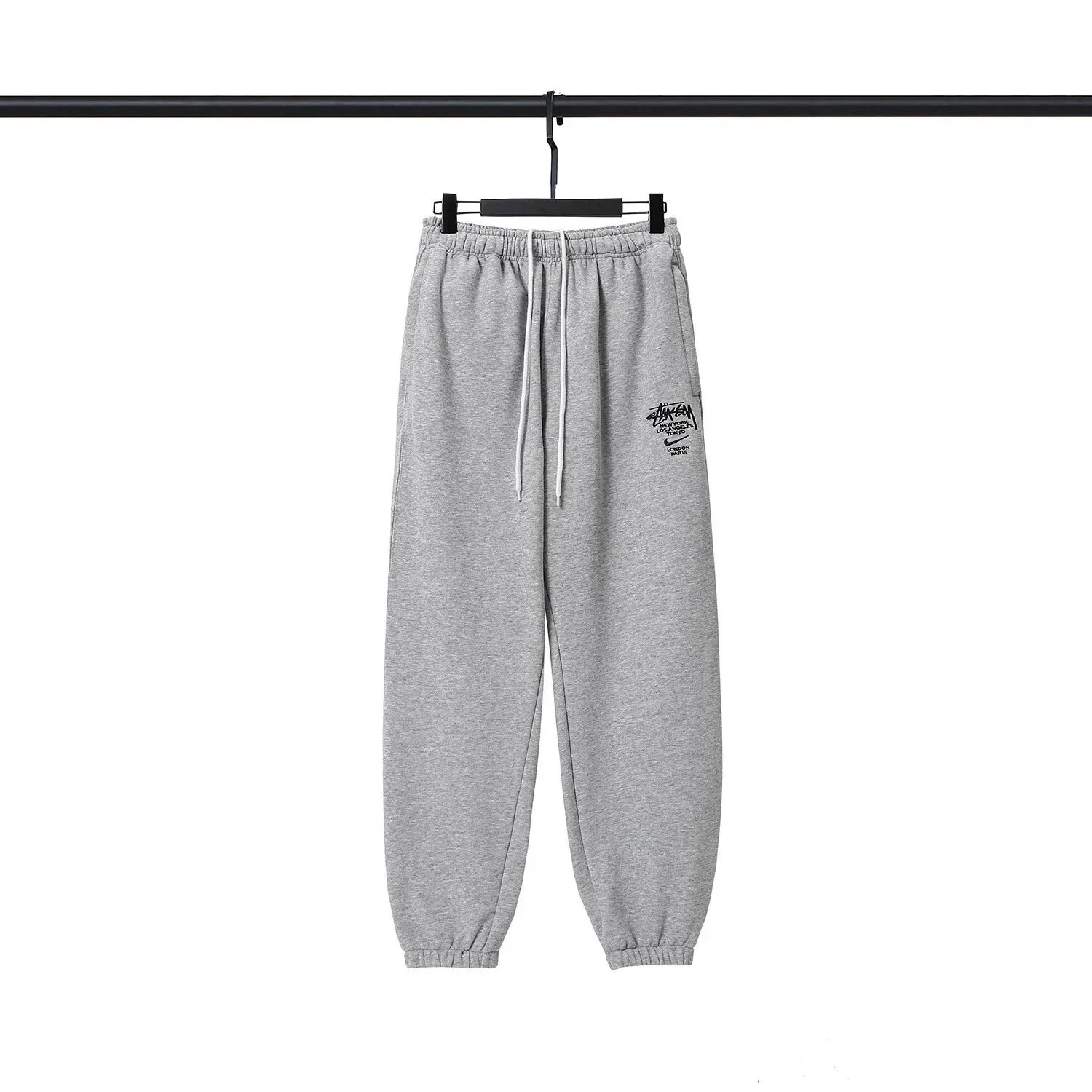 Nike Sportswear Club Fleece Gray Sweatshirt and Sweatpants Set - 10
