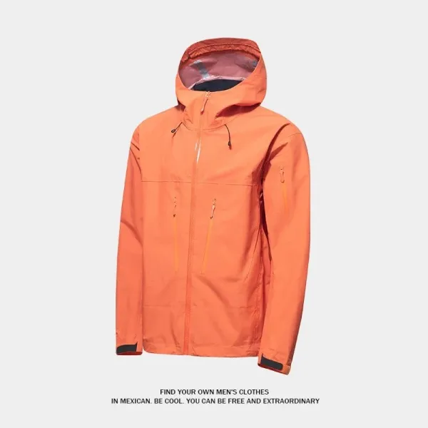 Design Technical Shell Jacket Orange Outerwear - 1