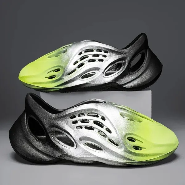 Adidas Yeezy Foam Runner Neon Gradient Sneakers - 1