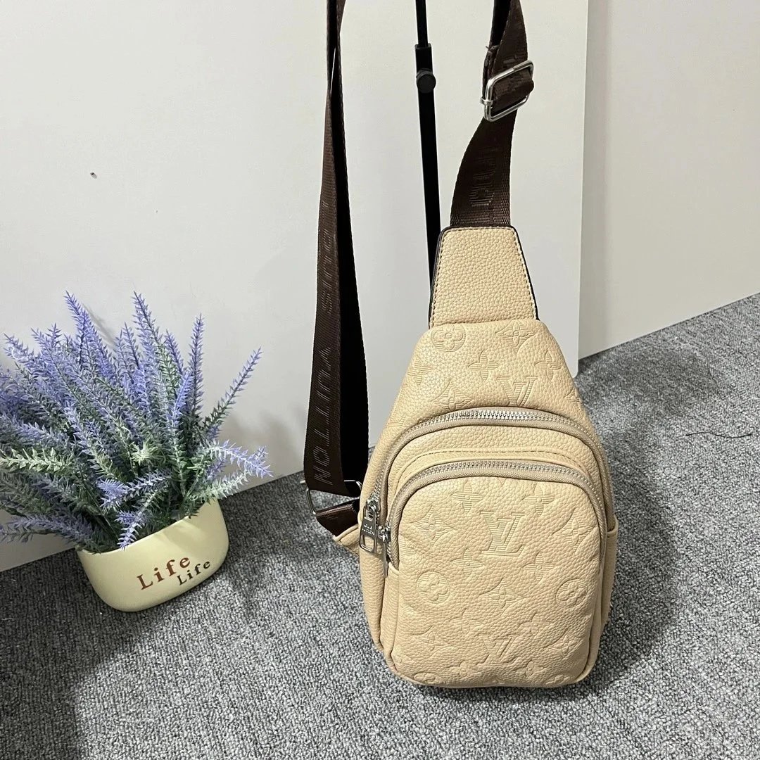Louis Vuitton Monogram Empreinte Sling Bag Beige Crossbody Bag