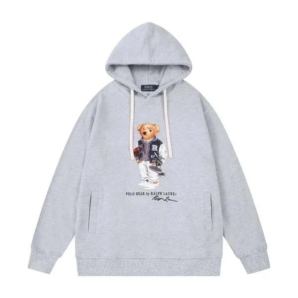 Polo Ralph Lauren Polo Bear Hoodie Gray - 1