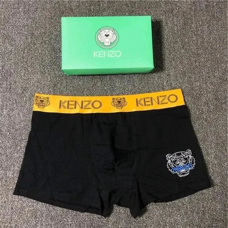 Kenzo Tiger Logo Boxer Briefs Light Blue - 4