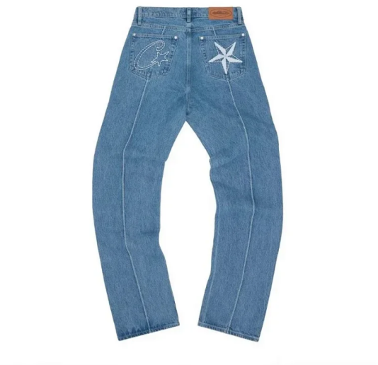 Corteiz C-Star Denim Jacket and Jeans Set Black - 9