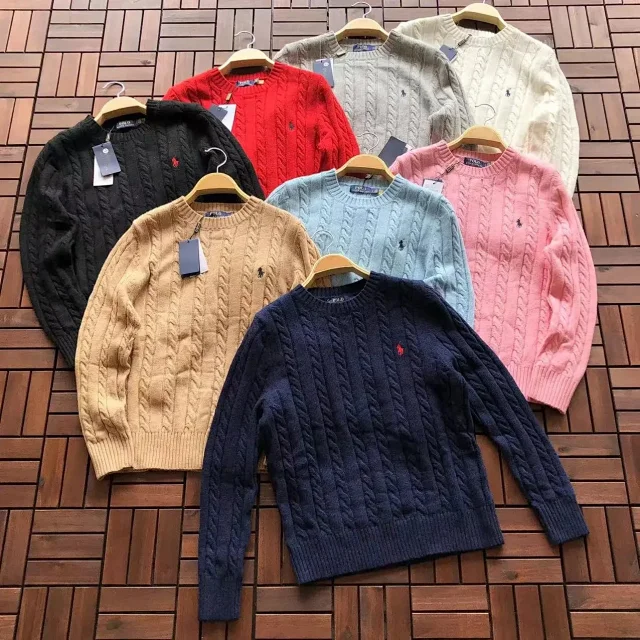 Polo Ralph Lauren Knitwear Cable-Knit Crewneck Sweater product detail image 3
