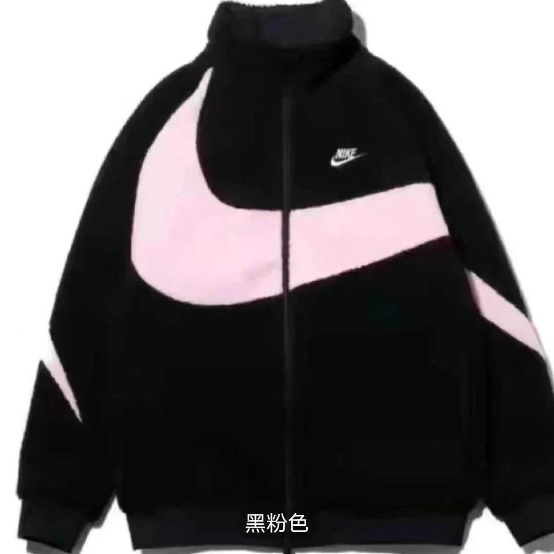 Nike Sherpa Fleece Jacket Black/White Outerwear - 11