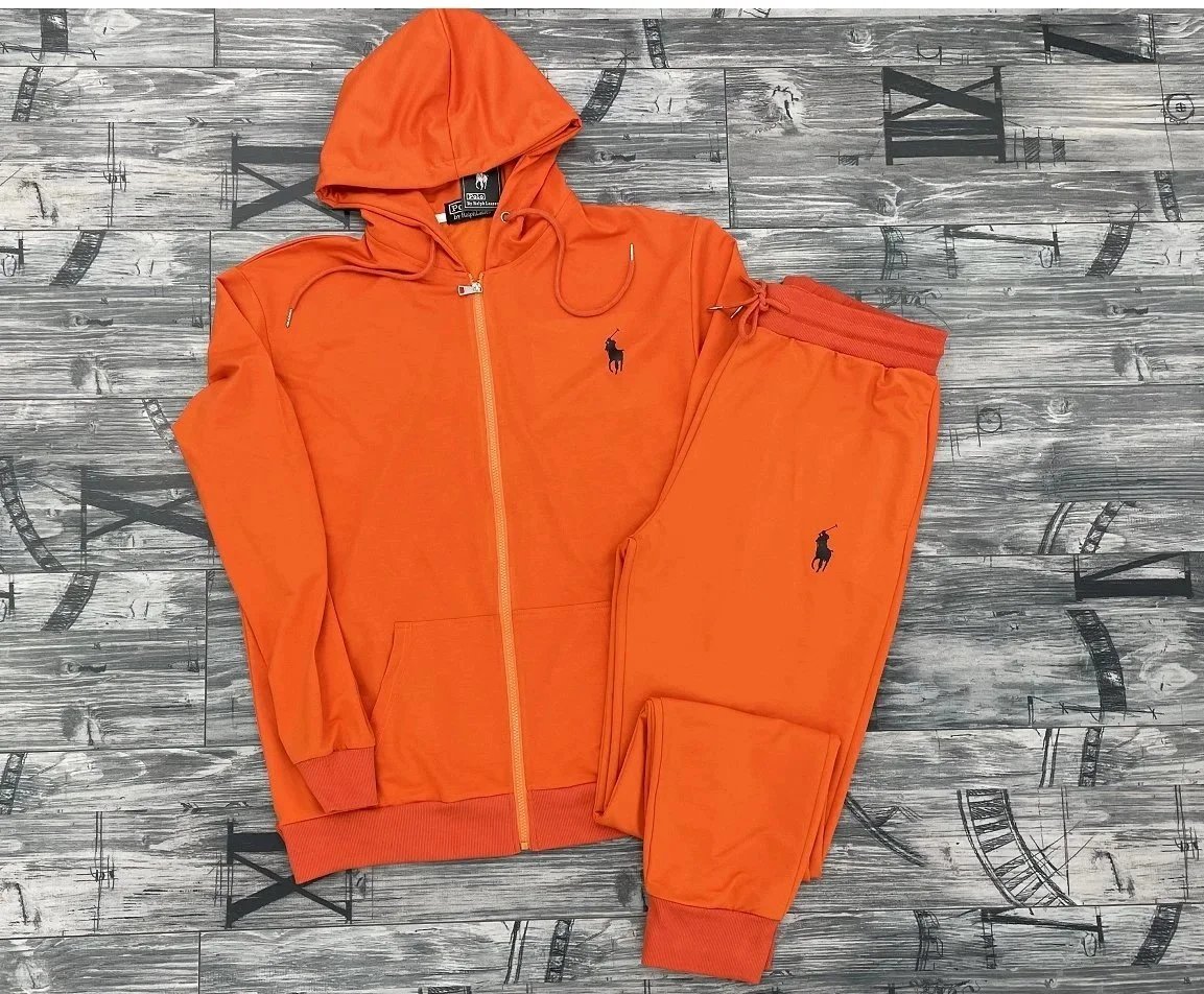 Ralph Lauren Polo Pony Black Full-Zip Hoodie and Sweatpants Set - 5