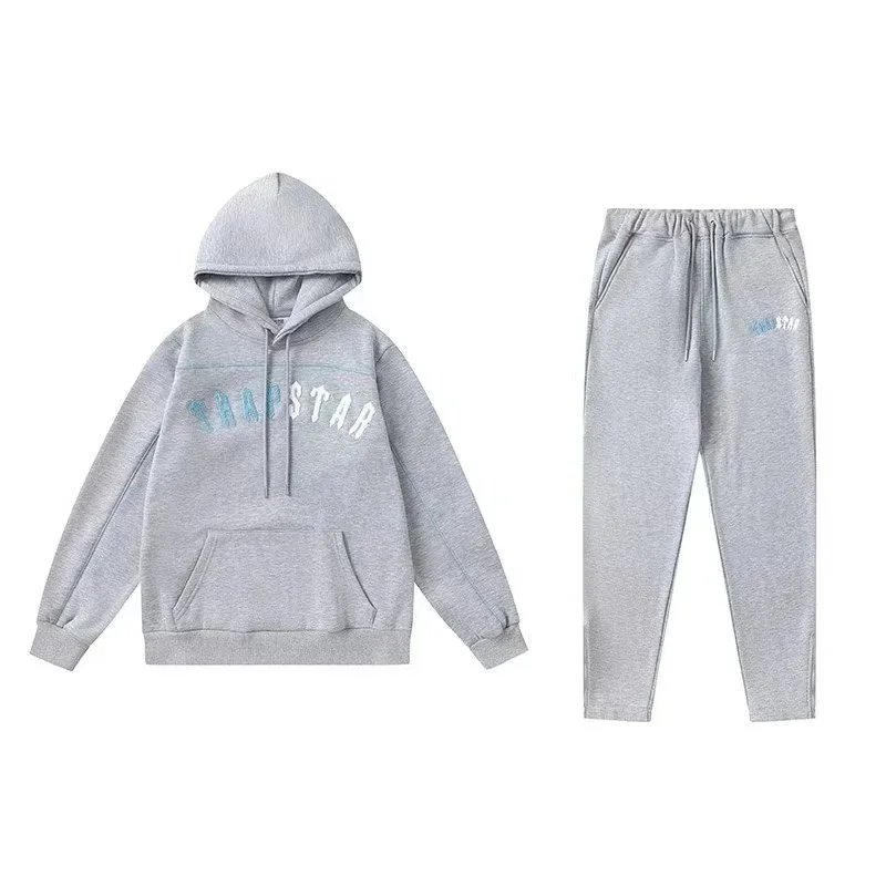 GRA Snooker Graphic Hoodie and Sweatpants Set Gray - 4