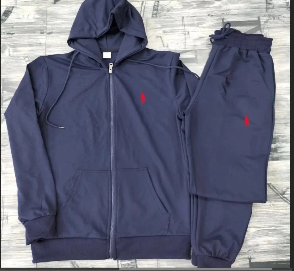 Ralph Lauren Polo Pony Black Full-Zip Hoodie and Sweatpants Set - 6