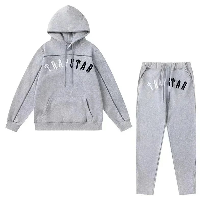 GRA Snooker Graphic Hoodie and Sweatpants Set Gray - 8