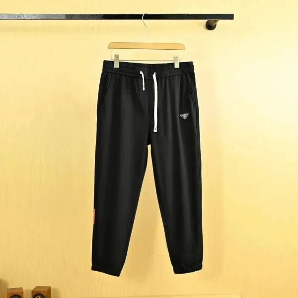 Prada Re-Nylon Joggers Black Sweatpants - 1