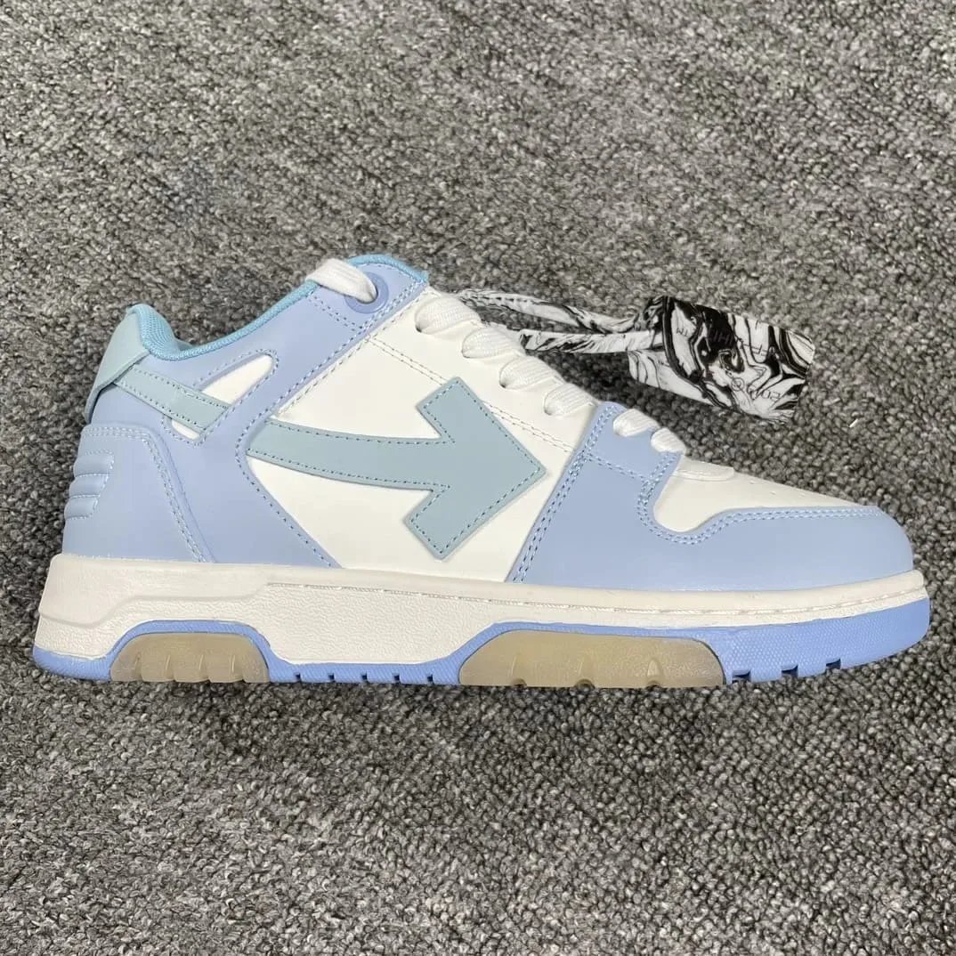 Off-White Arrow Low Light Blue/White Sneakers - 1