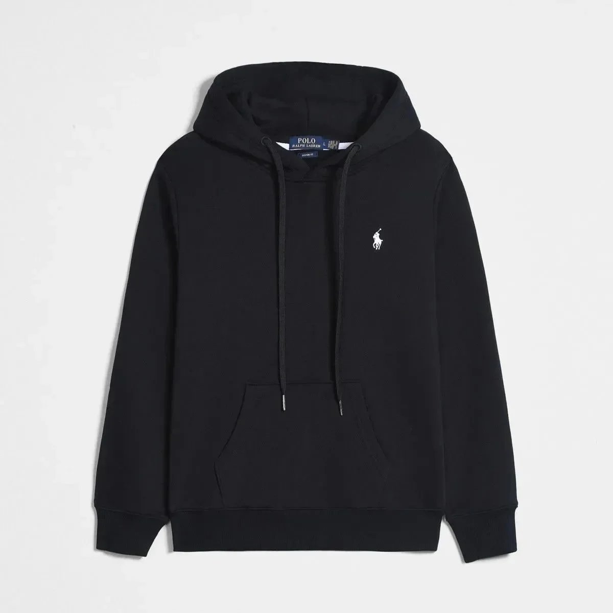 Design Embroidered Cartoon Hoodie Gray - 4