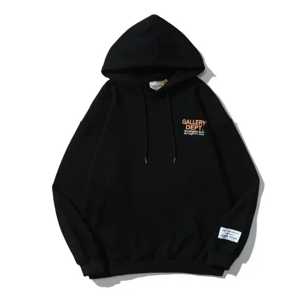 Gallery Dept. Reverse Print Hoodie Brown - 7