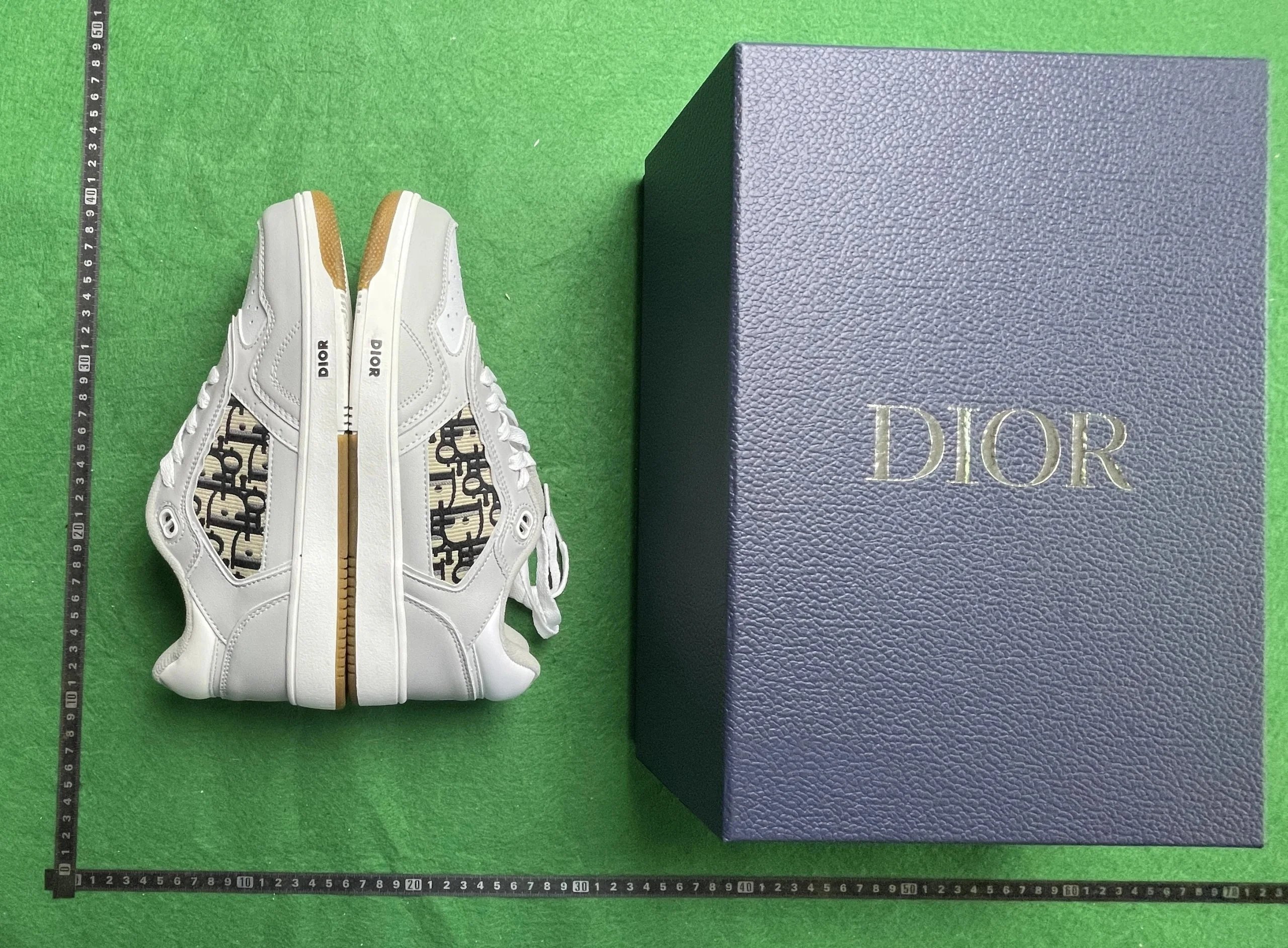 Dior B23 Oblique Beige Sneakers - 8