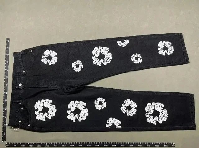Gallery Dept. Floral Print Denim Jacket and Jeans Set - 5