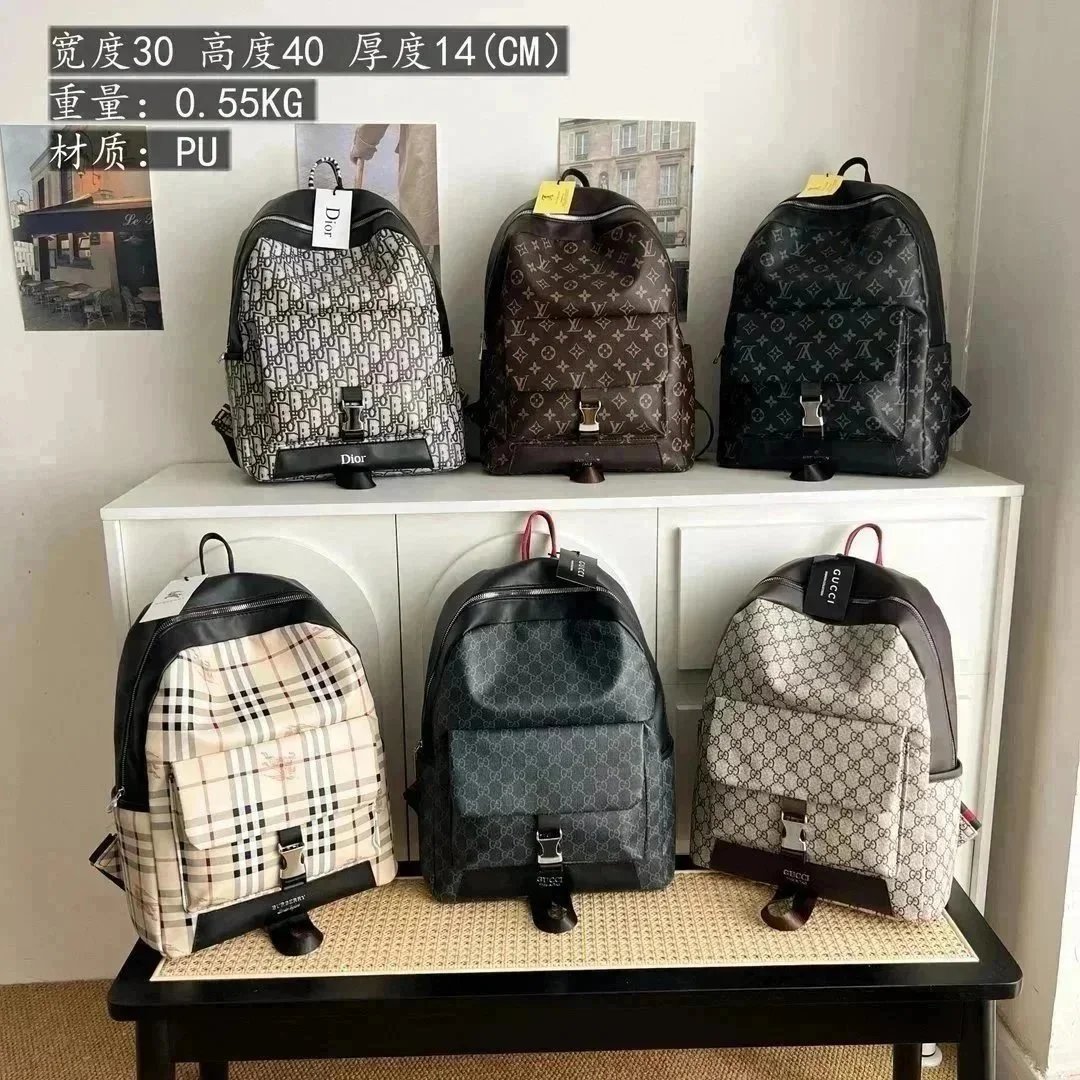 Dior Oblique Monogram Black and White Canvas Backpack - 2