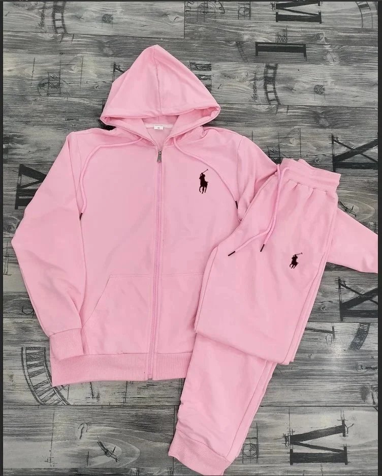 Ralph Lauren Polo Pony Black Full-Zip Hoodie and Sweatpants Set - 7